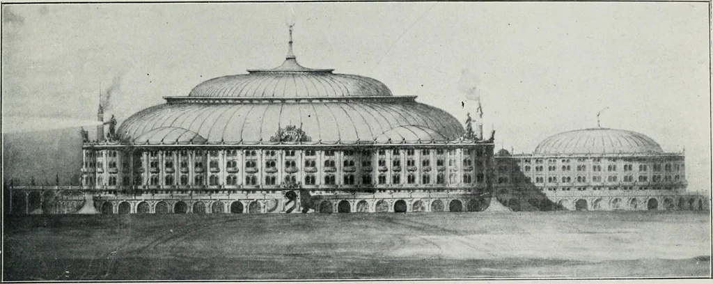 An illustration from Les Salons d'architecture, 1907, leaf 22