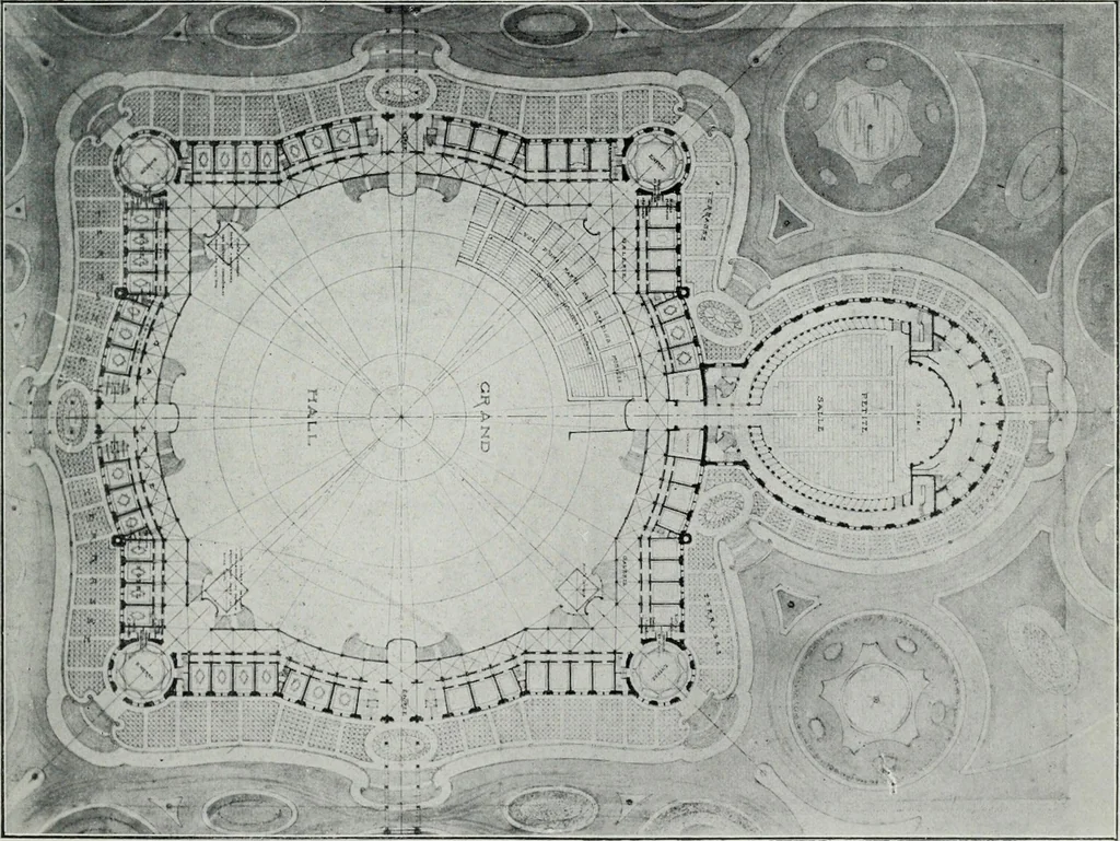 An illustration from Les Salons d'architecture, 1907, leaf 22