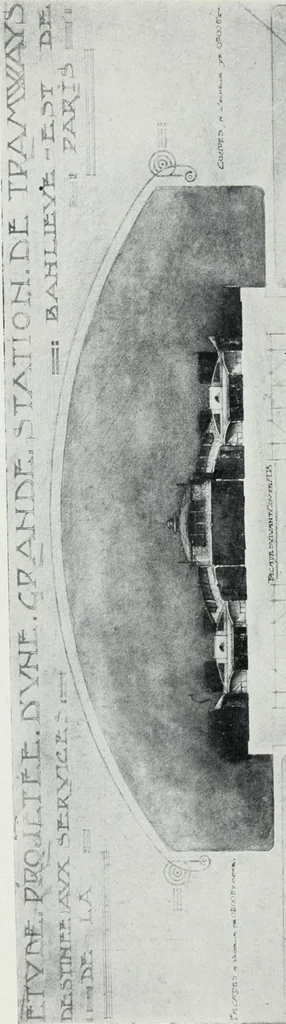 An illustration from Les Salons d'architecture, 1907, leaf 23