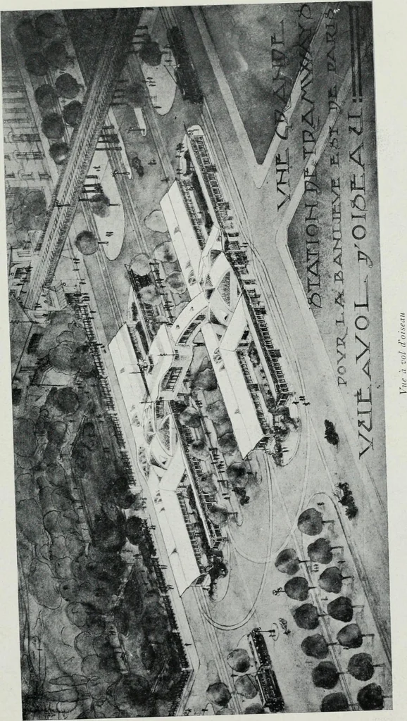 An illustration from Les Salons d'architecture, 1907, leaf 24