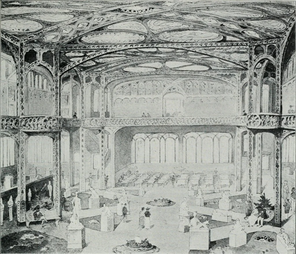 An illustration from Les Salons d'architecture, 1907, leaf 28
