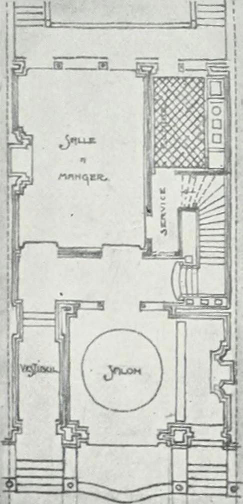 An illustration from Les Salons d'architecture, 1907, leaf 29