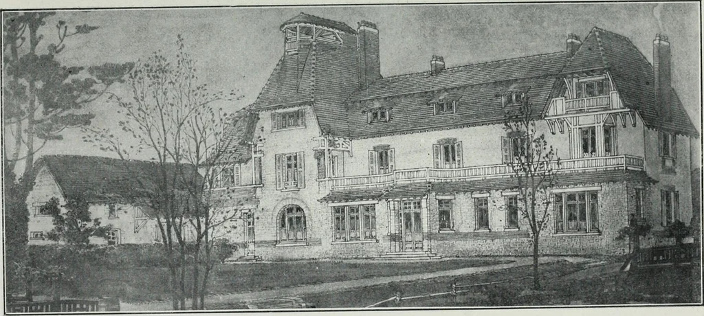 An illustration from Les Salons d'architecture, 1907, leaf 30
