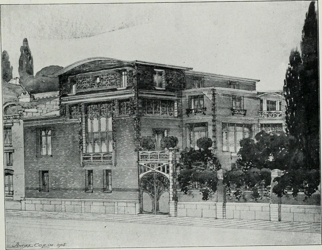 An illustration from Les Salons d'architecture, 1907, leaf 32