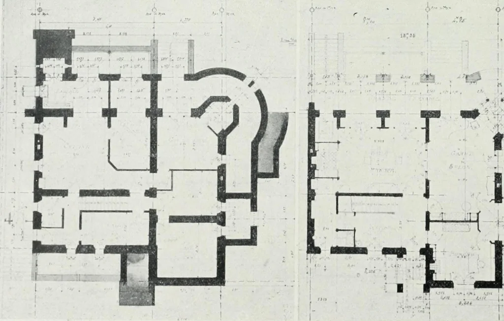 An illustration from Les Salons d'architecture, 1907, leaf 33