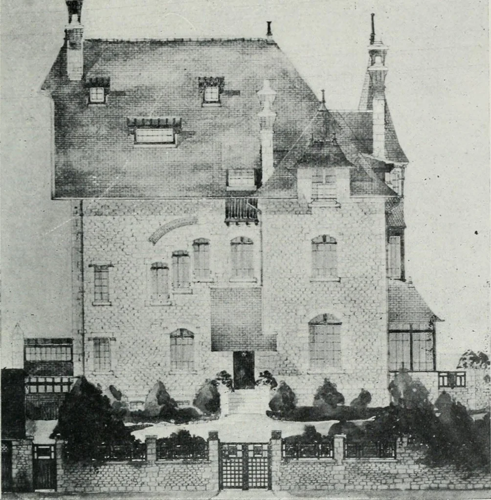 An illustration from Les Salons d'architecture, 1907, leaf 34