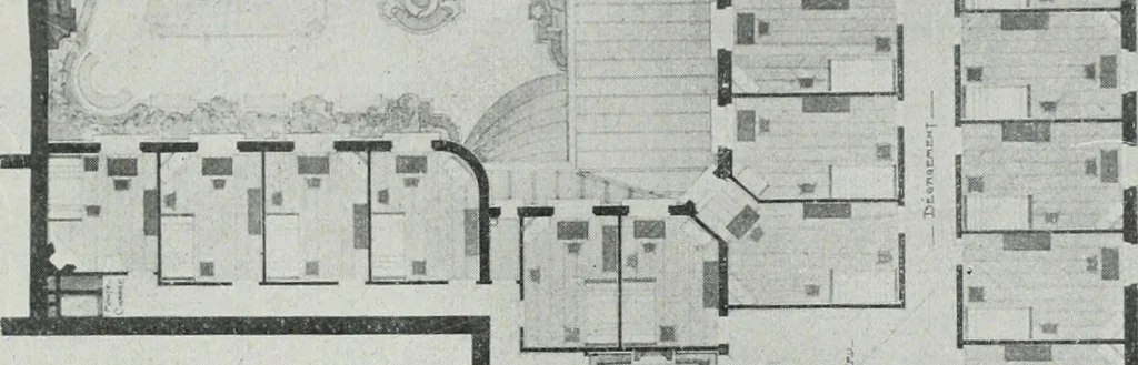 An illustration from Les Salons d'architecture, 1907, leaf 38