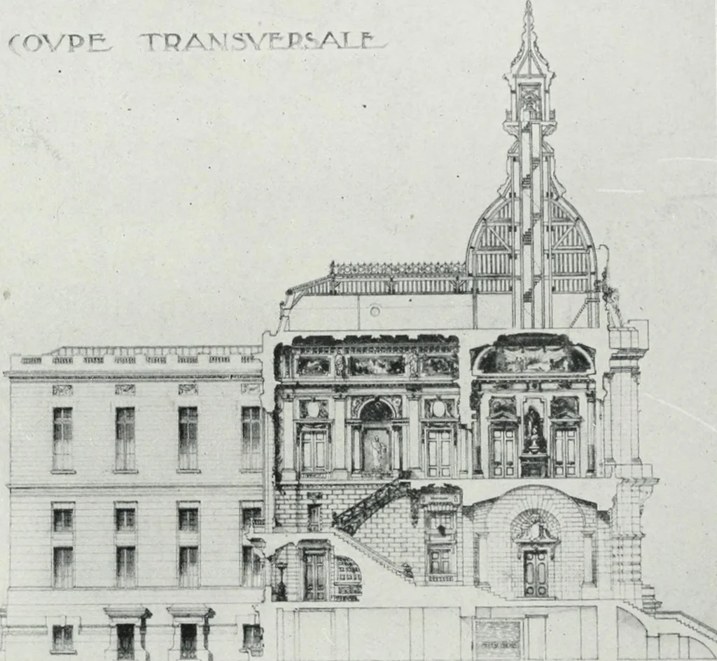 An illustration from Les Salons d'architecture, 1907, leaf 41