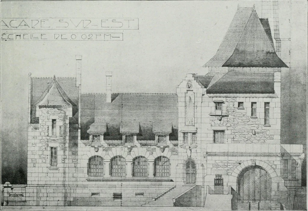 An illustration from Les Salons d'architecture, 1907, leaf 46