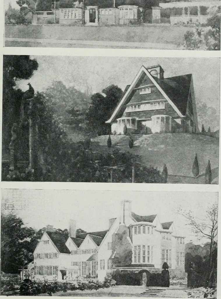 An illustration from Les Salons d'architecture, 1907, leaf 48