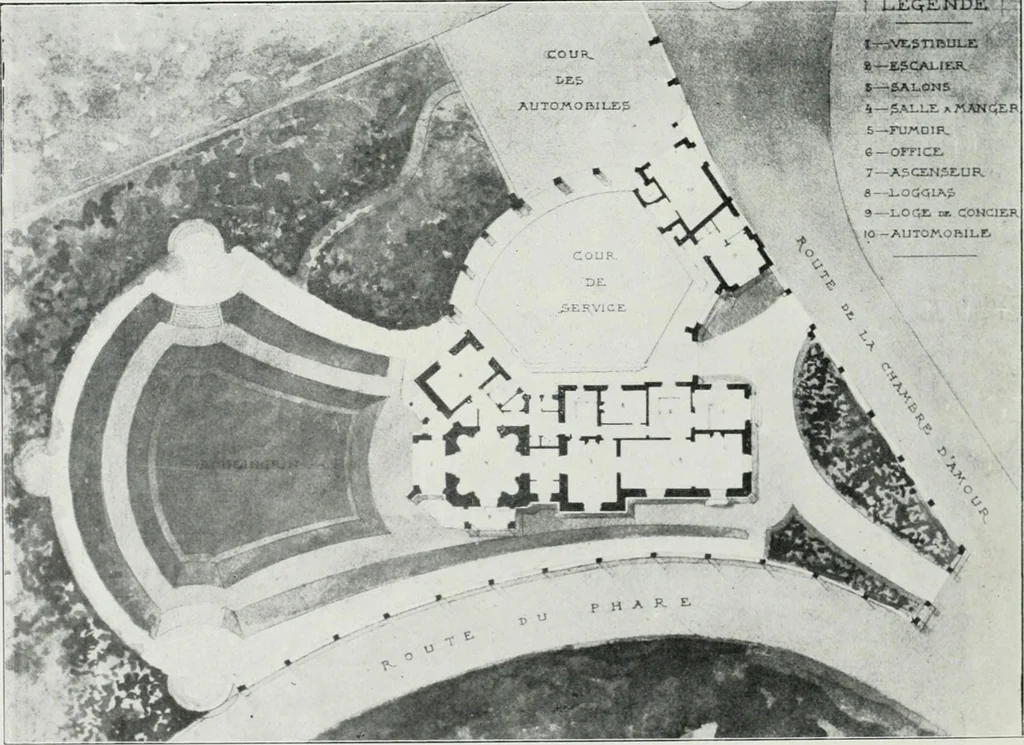 An illustration from Les Salons d'architecture, 1907, leaf 49