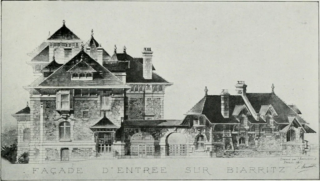 An illustration from Les Salons d'architecture, 1907, leaf 50
