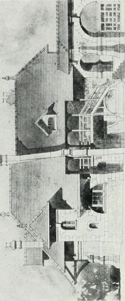 An illustration from Les Salons d'architecture, 1907, leaf 51