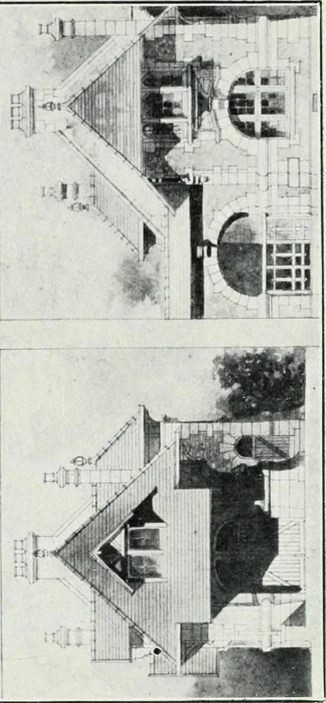 An illustration from Les Salons d'architecture, 1907, leaf 51