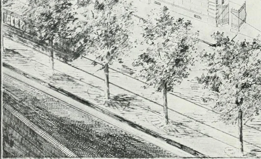 An illustration from Les Salons d'architecture, 1907, leaf 53