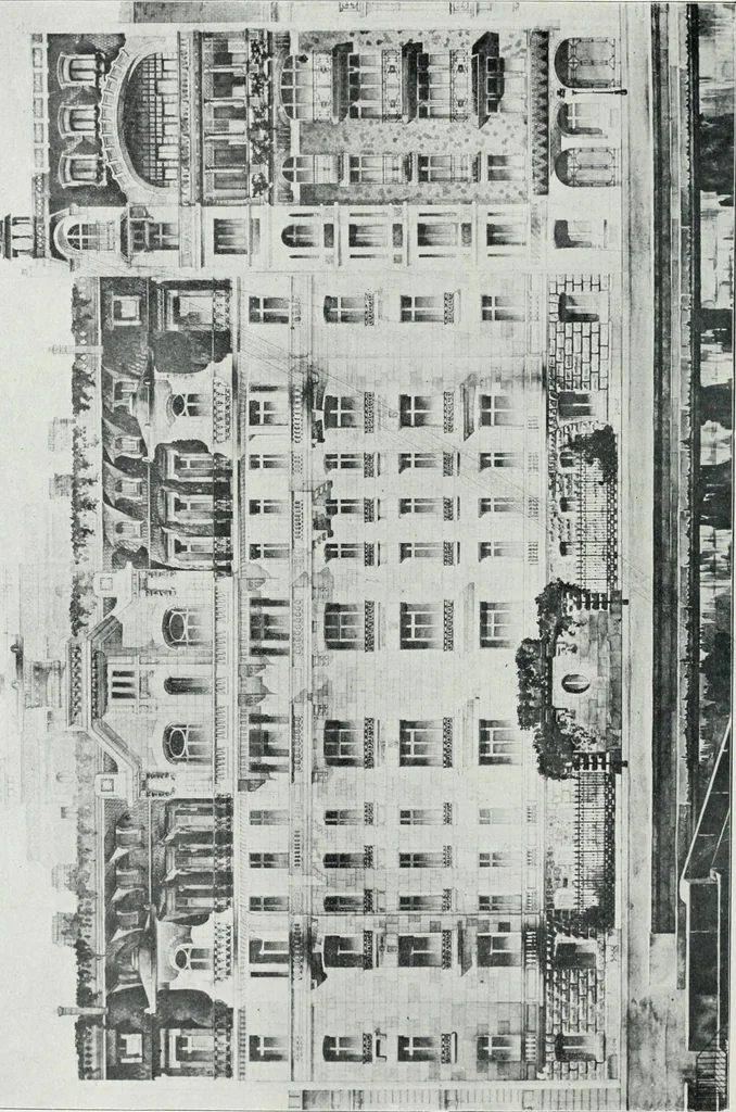 An illustration from Les Salons d'architecture, 1907, leaf 55