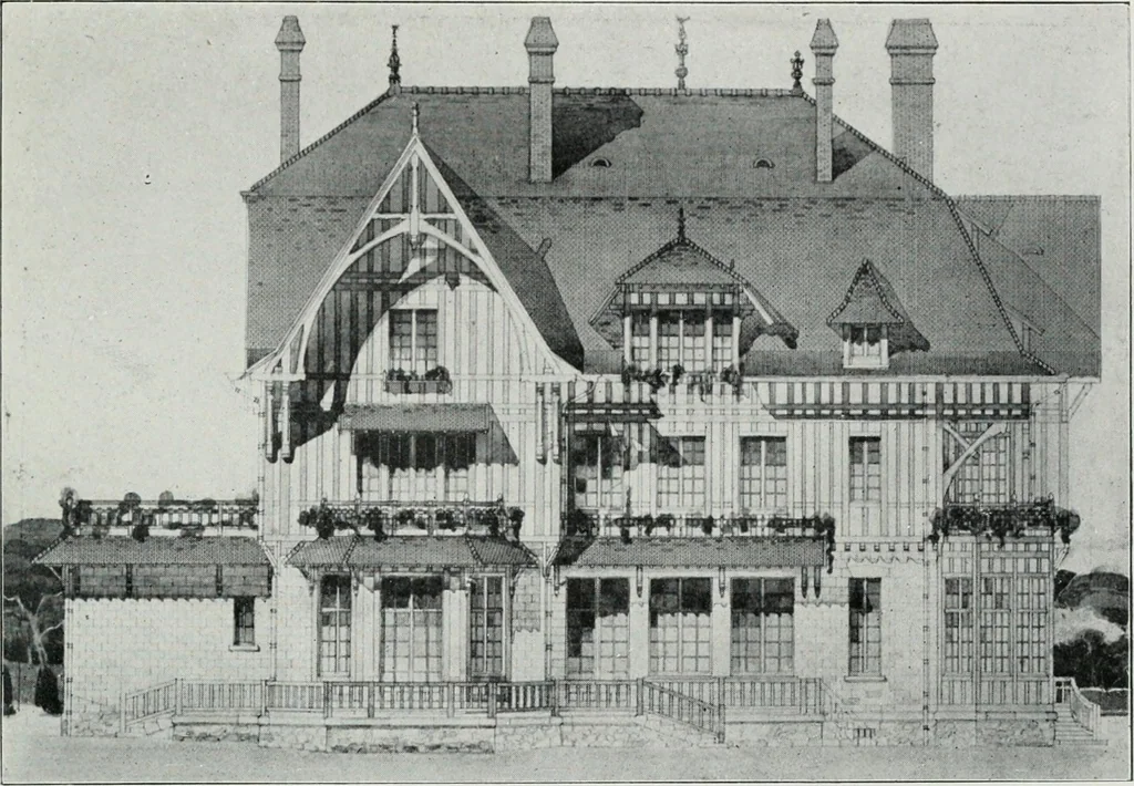 An illustration from Les Salons d'architecture, 1907, leaf 60