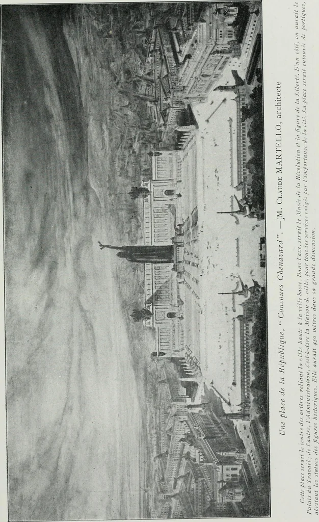 An illustration from Les Salons d'architecture, 1907, leaf 64