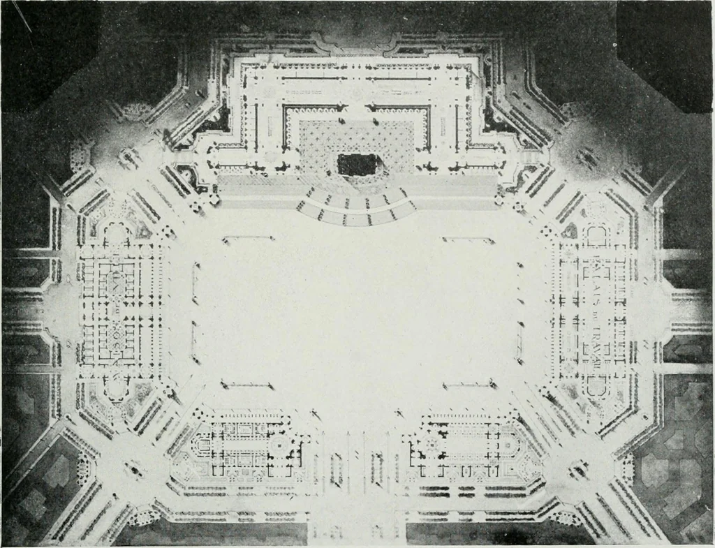 An illustration from Les Salons d'architecture, 1907, leaf 66