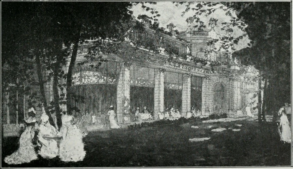 An illustration from Les Salons d'architecture, 1907, leaf 66