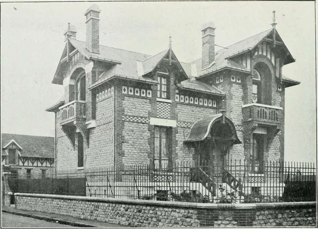 An illustration from Les Salons d'architecture, 1907, leaf 69