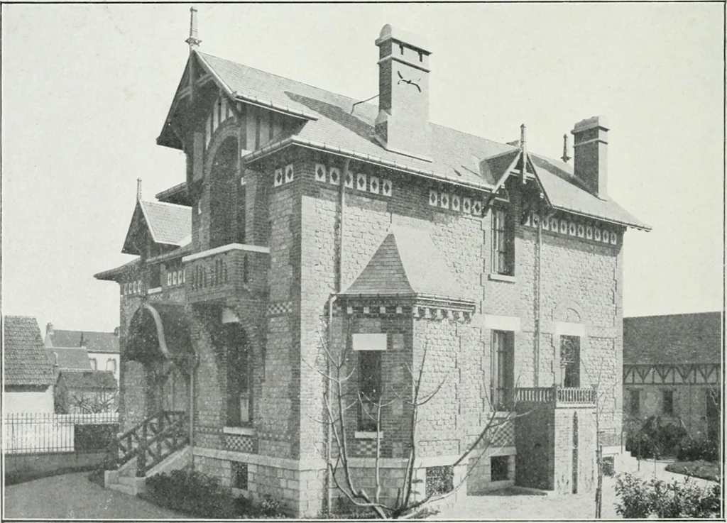 An illustration from Les Salons d'architecture, 1907, leaf 69