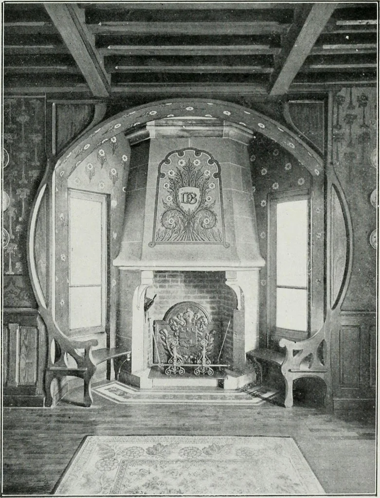 An illustration from Les Salons d'architecture, 1907, leaf 70