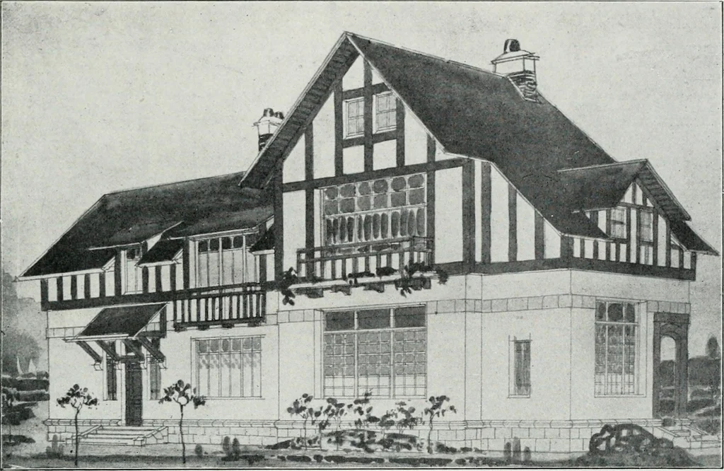 An illustration from Les Salons d'architecture, 1907, leaf 72