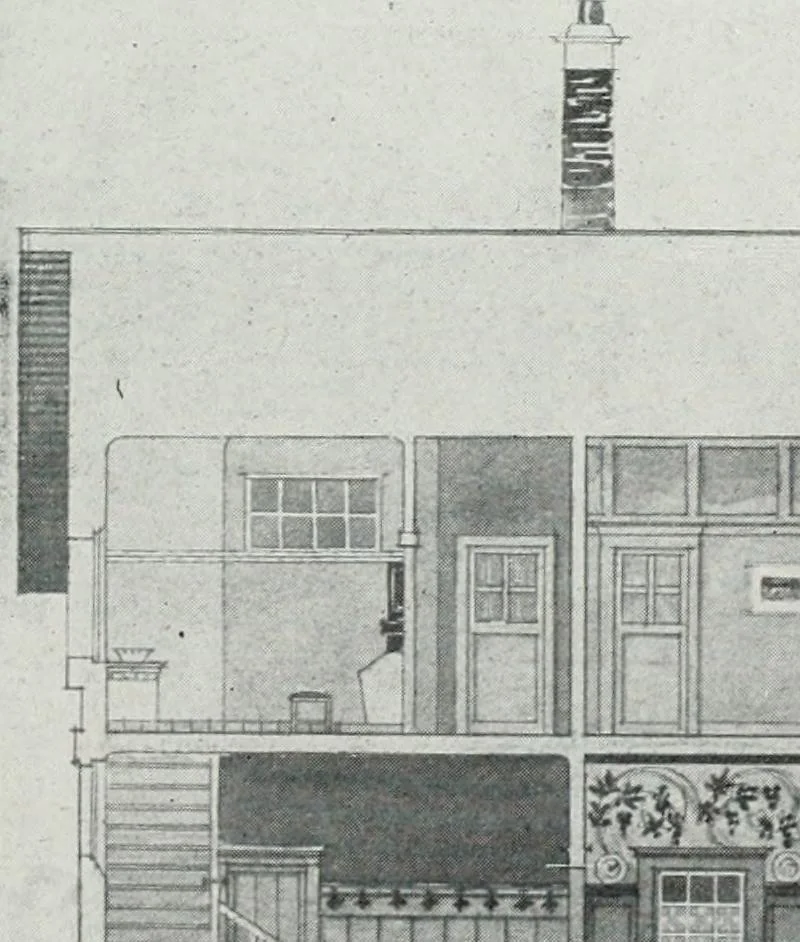 An illustration from Les Salons d'architecture, 1907, leaf 72