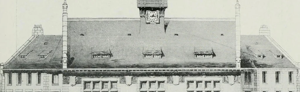 An illustration from Les Salons d'architecture, 1907, leaf 76