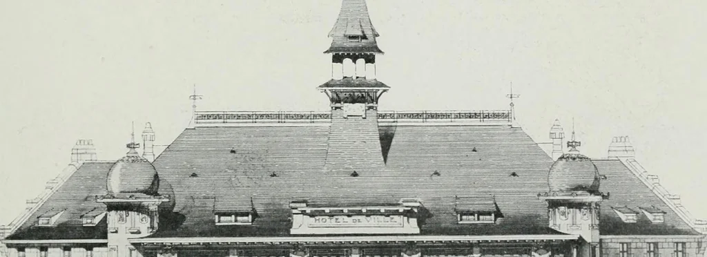An illustration from Les Salons d'architecture, 1907, leaf 76
