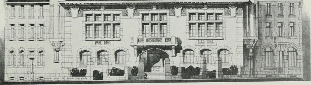 An illustration from Les Salons d'architecture, 1907, leaf 76