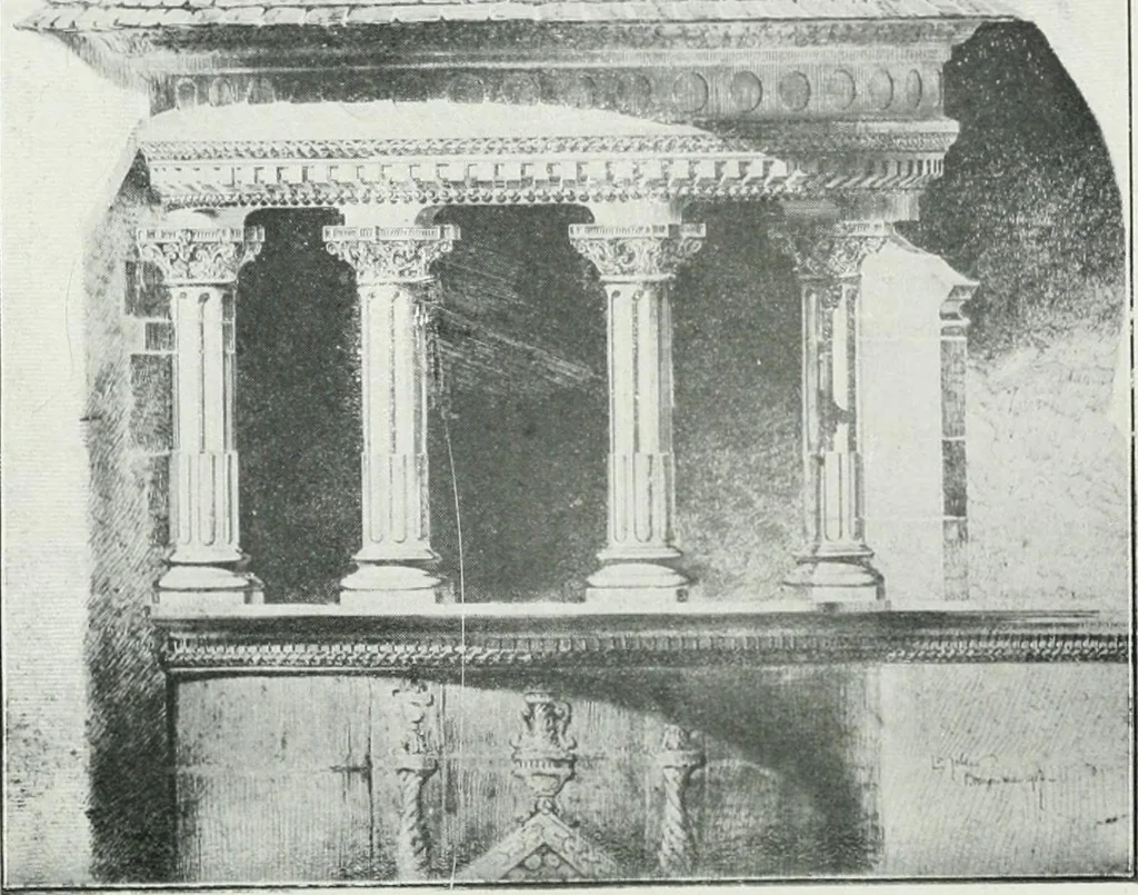 An illustration from Les Salons d'architecture, 1907, leaf 77