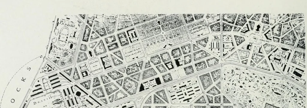 An illustration from Les Salons d'architecture, 1907, leaf 87
