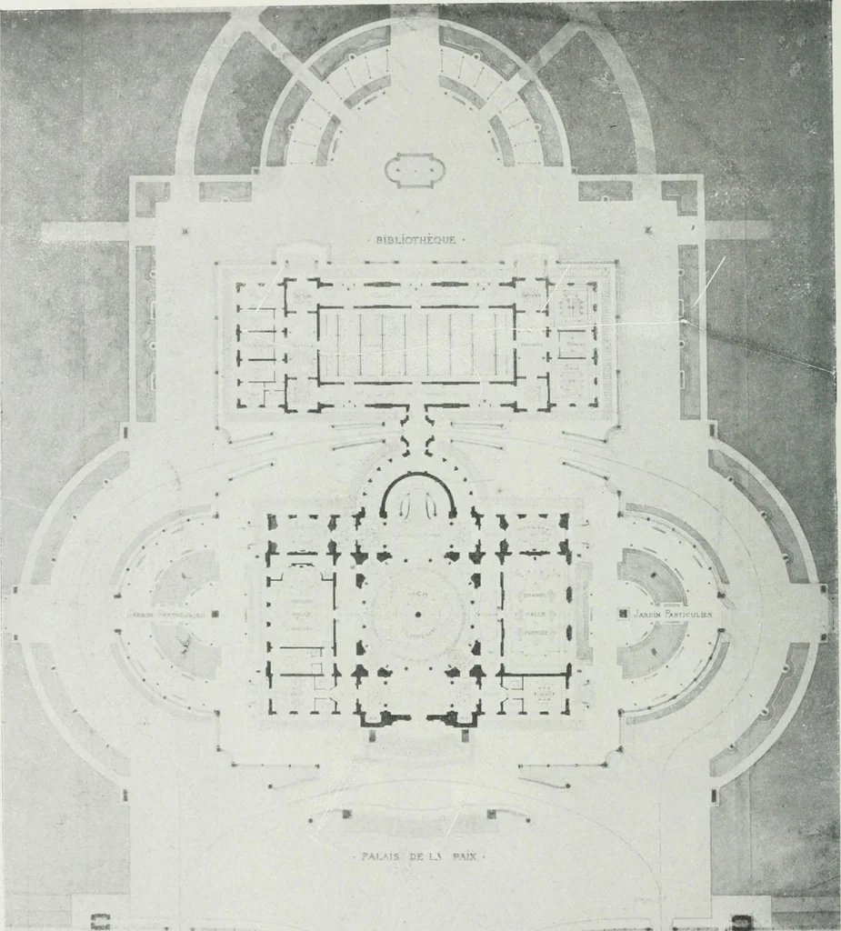 An illustration from Les Salons d'architecture, 1907, leaf 89