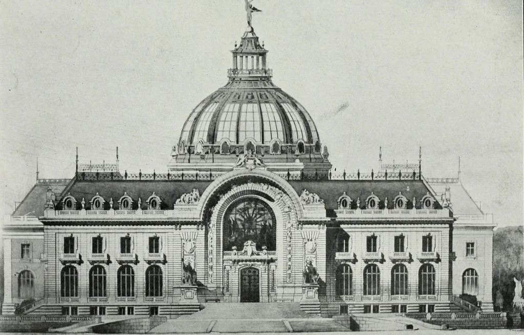 An illustration from Les Salons d'architecture, 1907, leaf 90