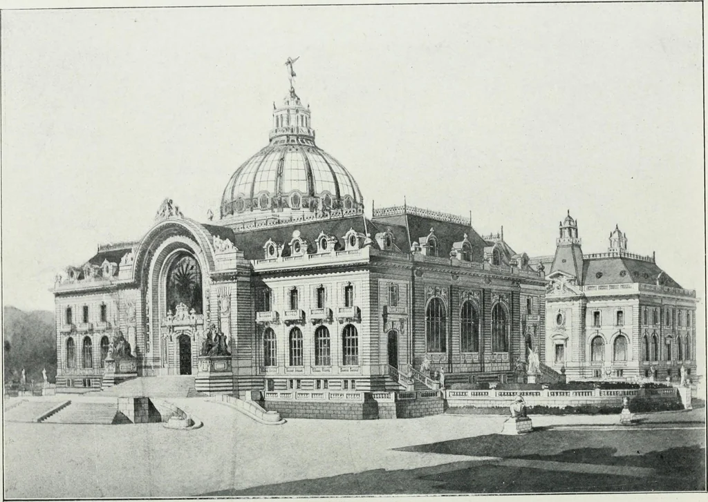 An illustration from Les Salons d'architecture, 1907, leaf 91