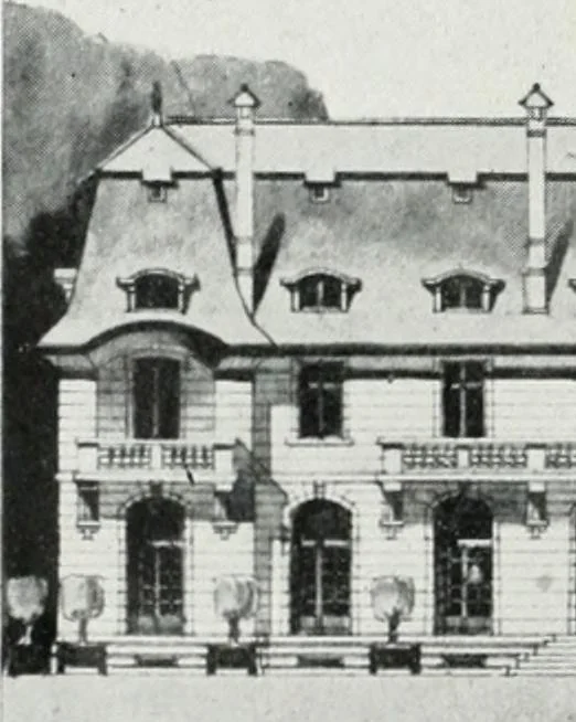 An illustration from Les Salons d'architecture, 1907, leaf 97
