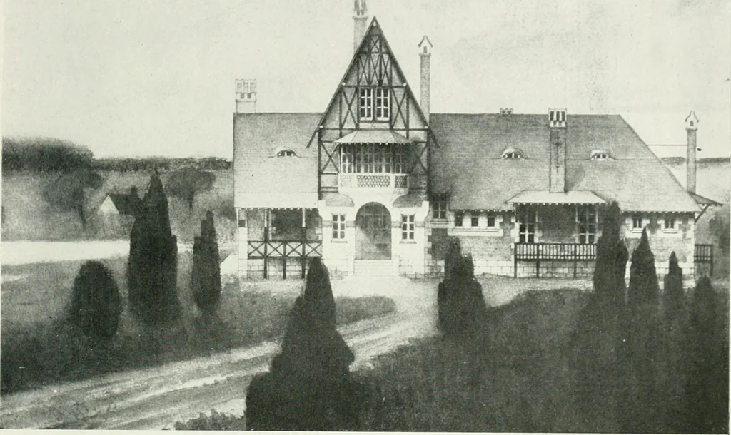 An illustration from Les Salons d'architecture, 1907, leaf 102