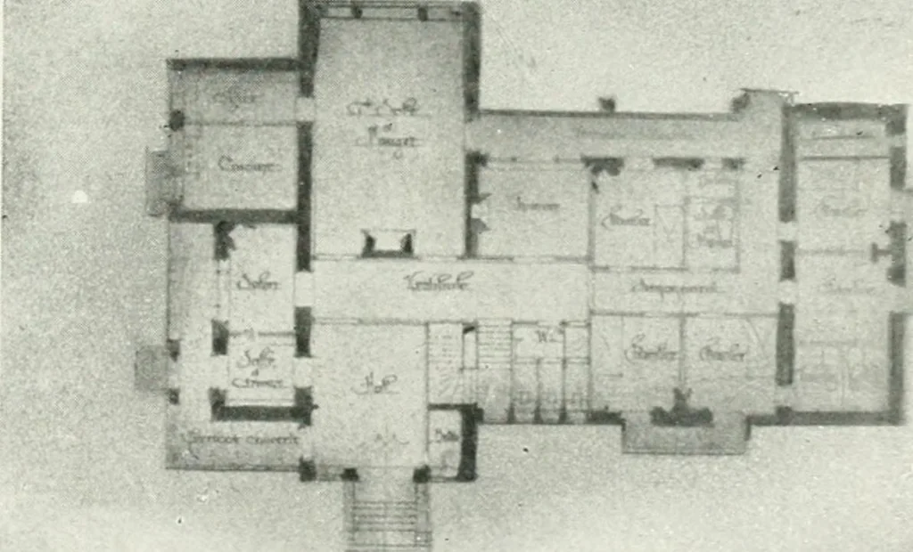 An illustration from Les Salons d'architecture, 1907, leaf 102