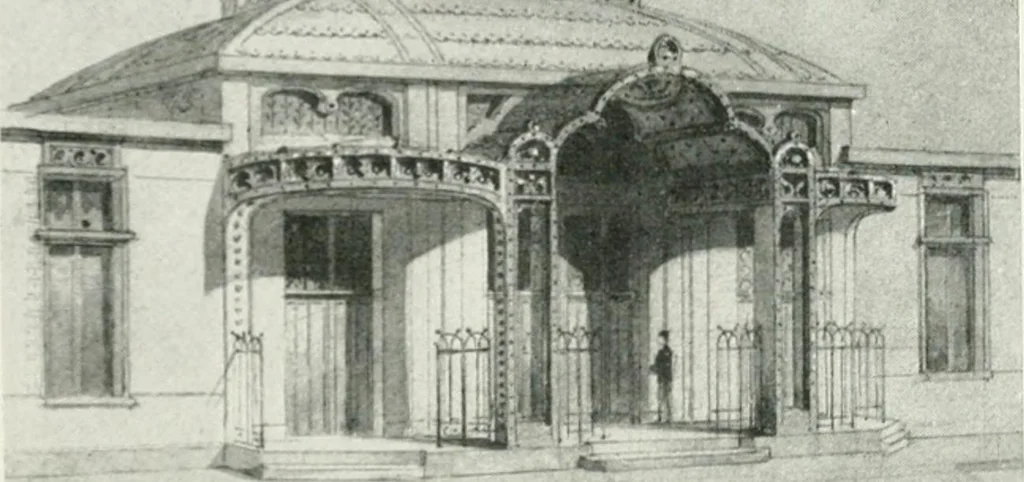 An illustration from Les Salons d'architecture, 1907, leaf 105