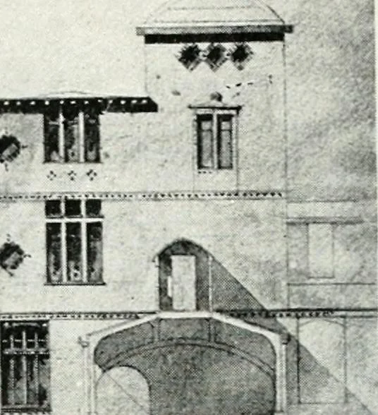 An illustration from Les Salons d'architecture, 1907, leaf 107