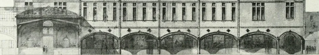 An illustration from Les Salons d'architecture, 1907, leaf 107