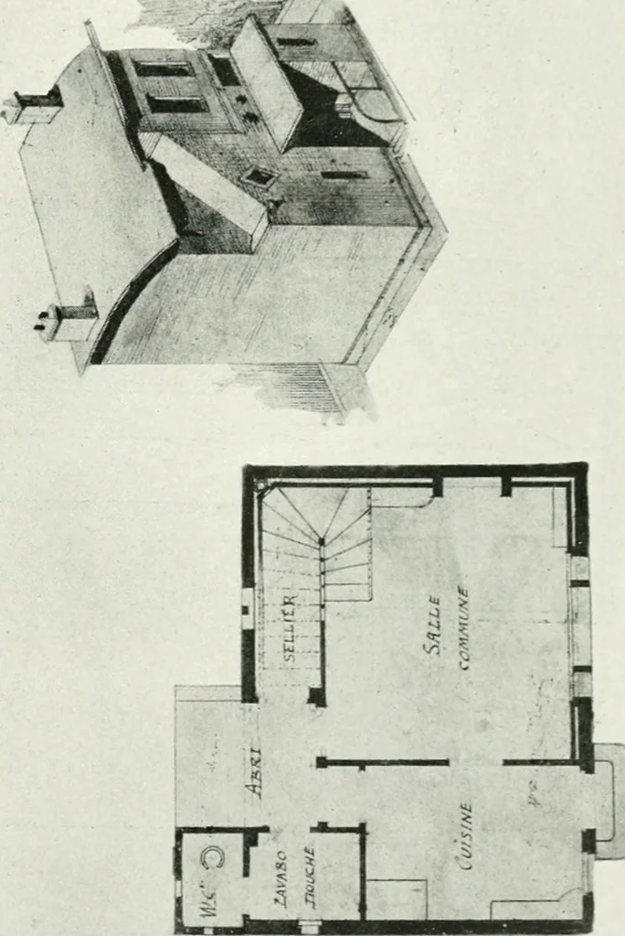 An illustration from Les Salons d'architecture, 1907, leaf 108