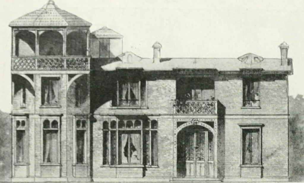 An illustration from Les Salons d'architecture, 1907, leaf 111