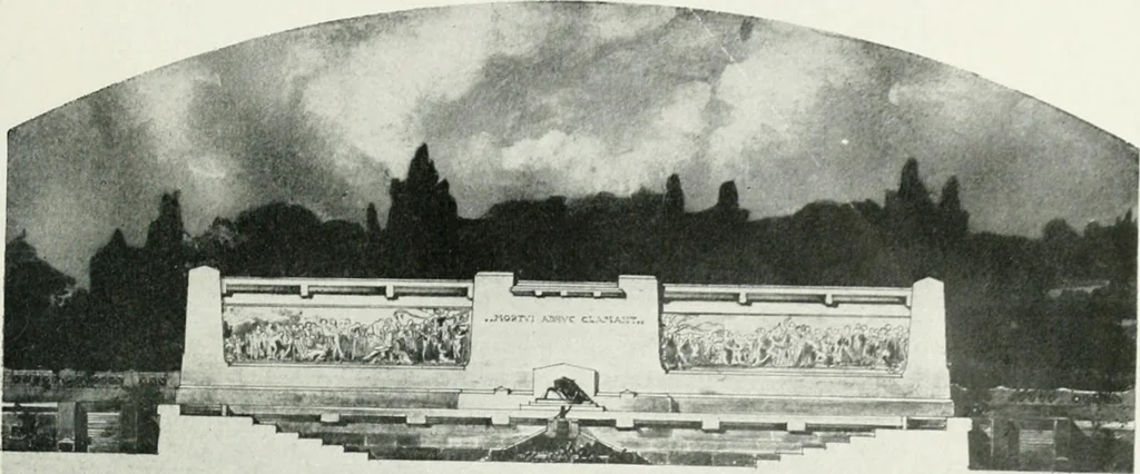 An illustration from Les Salons d'architecture, 1907, leaf 112