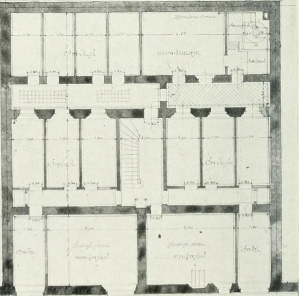 An illustration from Les Salons d'architecture, 1907, leaf 113