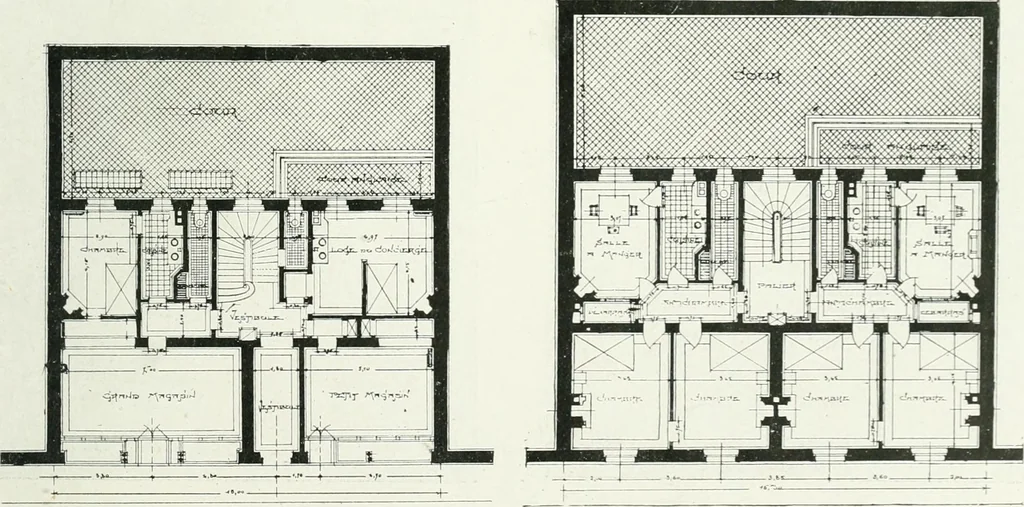 An illustration from Les Salons d'architecture, 1907, leaf 114