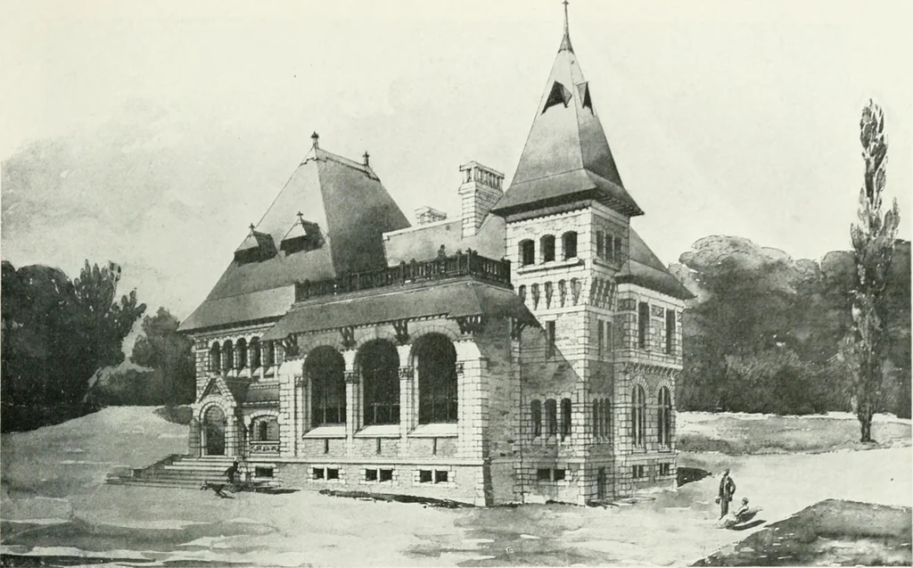 An illustration from Les Salons d'architecture, 1907, leaf 118