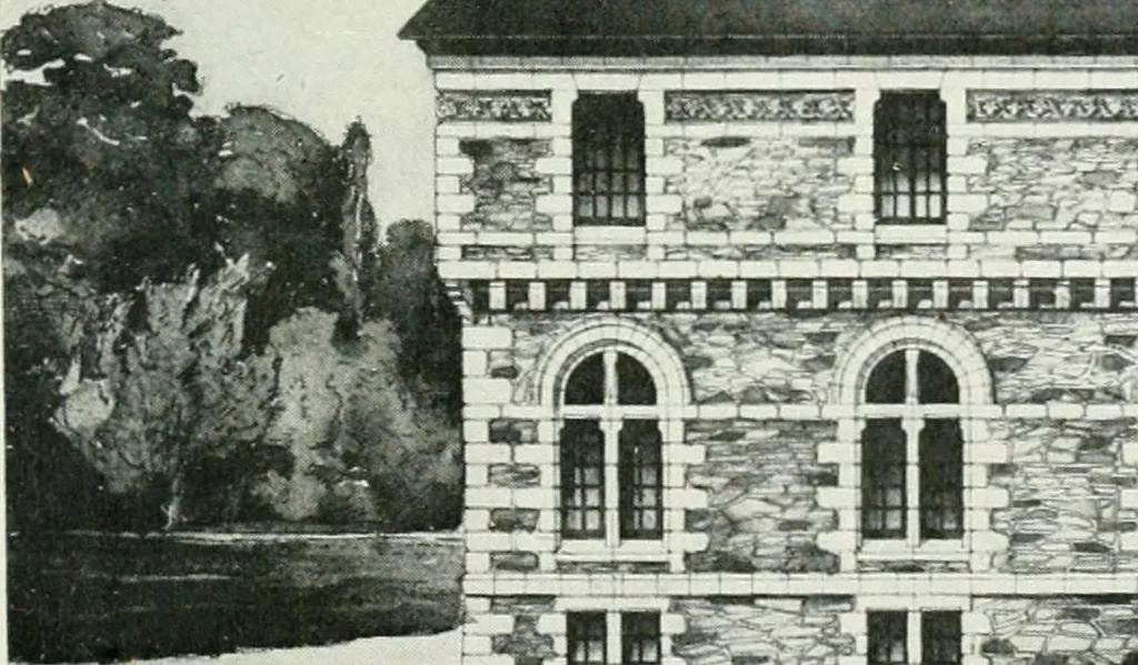 An illustration from Les Salons d'architecture, 1907, leaf 118
